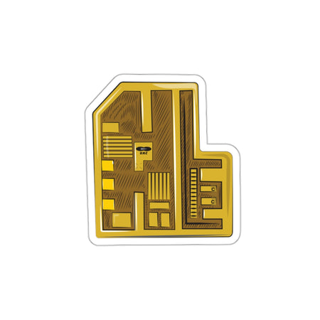 Doom - Yellow Keycard - Stickers
