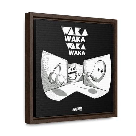 PacMan - WakaWaka - Framed Canvas