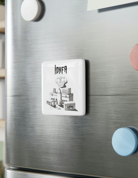 Doom - IDKFA - Porcelain Magnet