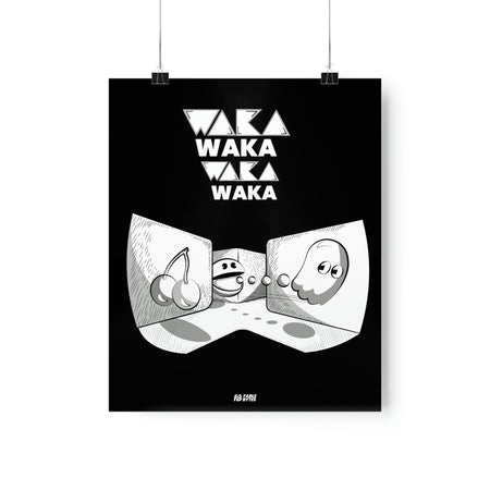 PacMan - WakaWaka - Matte Posters