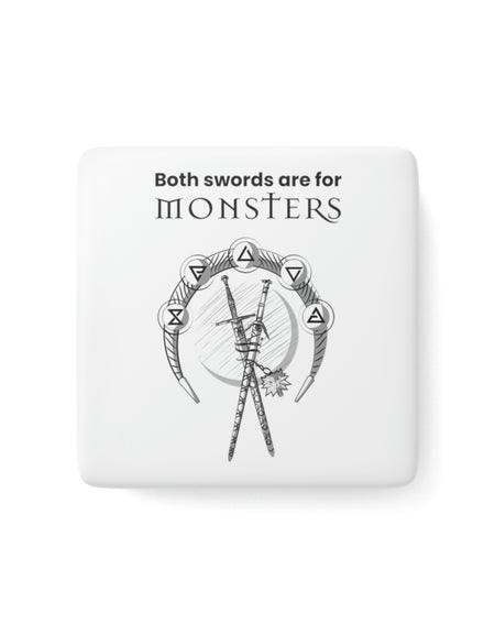 The Witcher - Swords - Porcelain Magnet