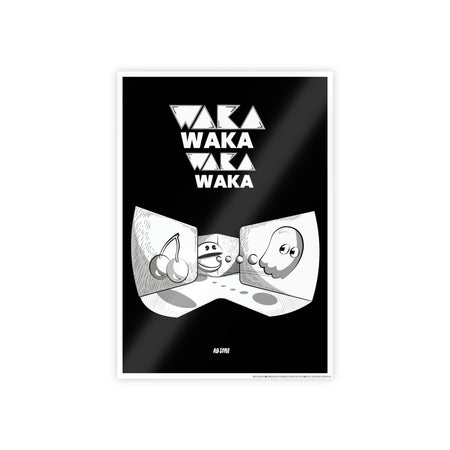 PacMan - WakaWaka - Glossy Posters