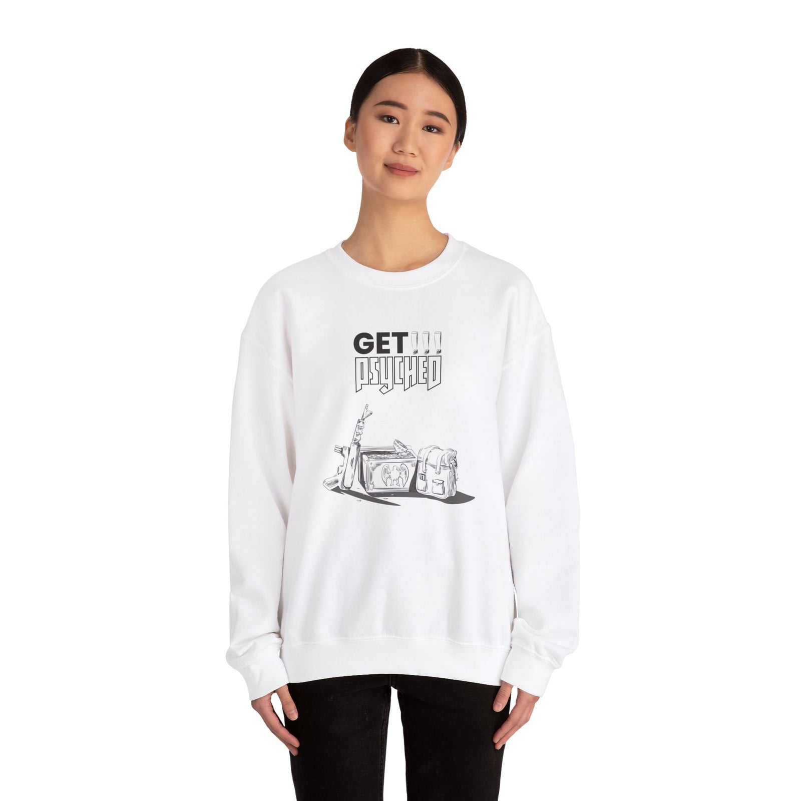 Wolfenstein 3D - Get Psyched - Crewneck Sweatshirt