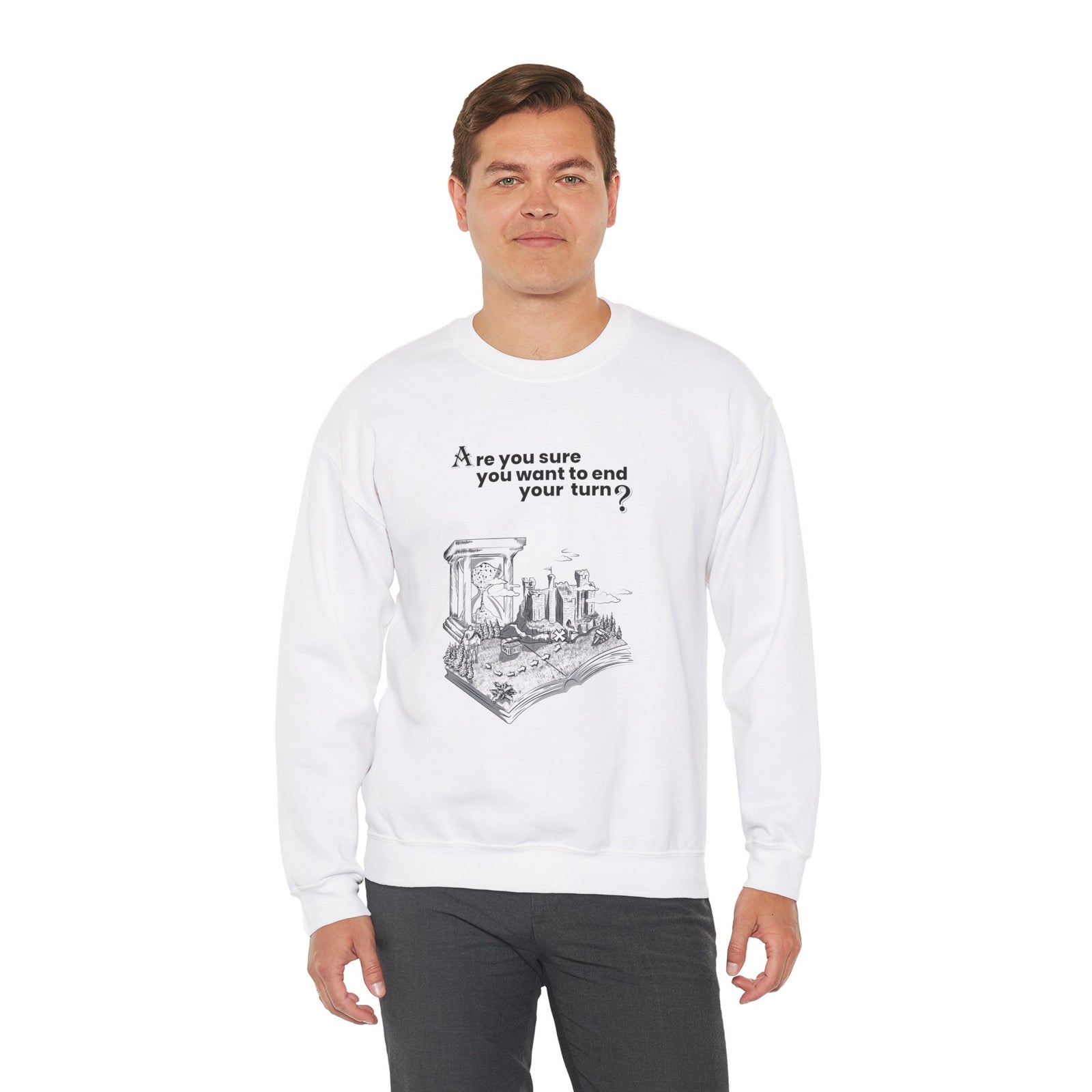 Heroes 3 - End Turn - Crewneck Sweatshirt