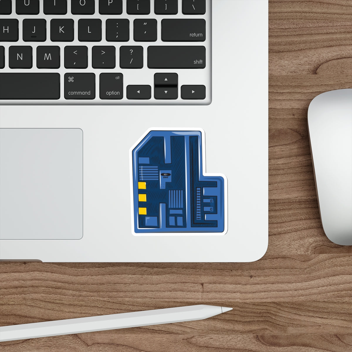 Doom - Blue Keycard - Stickers