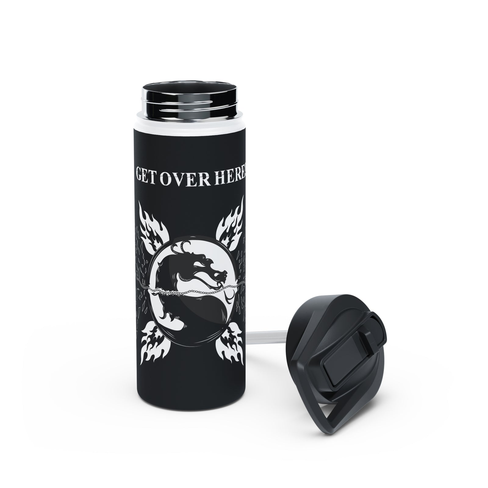 MK - GET OVER HERE! - Stainless Steel Water Bottle