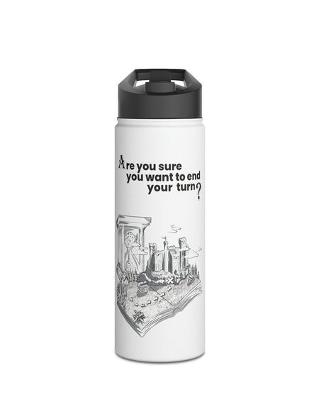 Heroes 3 - End Turn - Stainless Steel Water Bottle