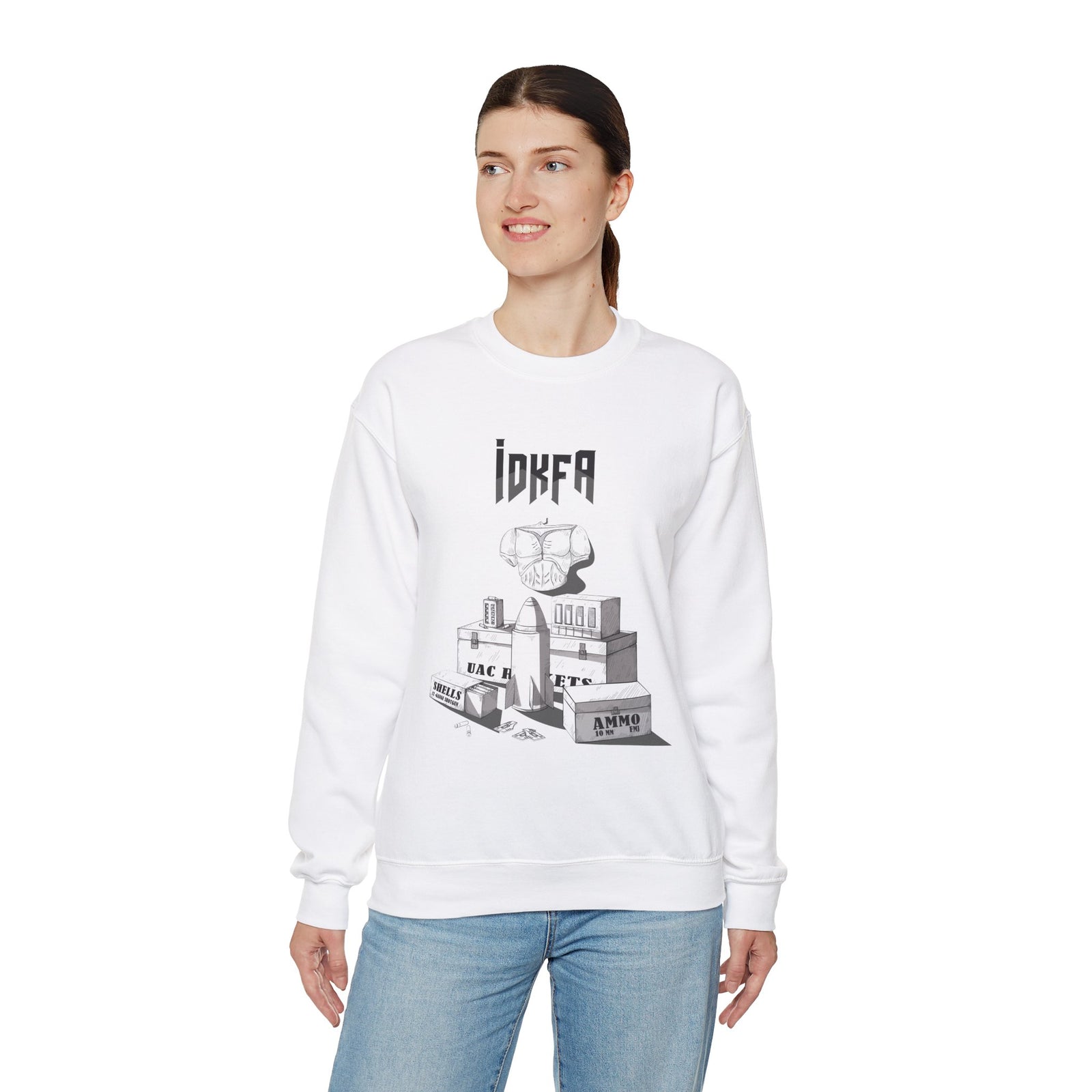 Doom - IDKFA - Crewneck Sweatshirt