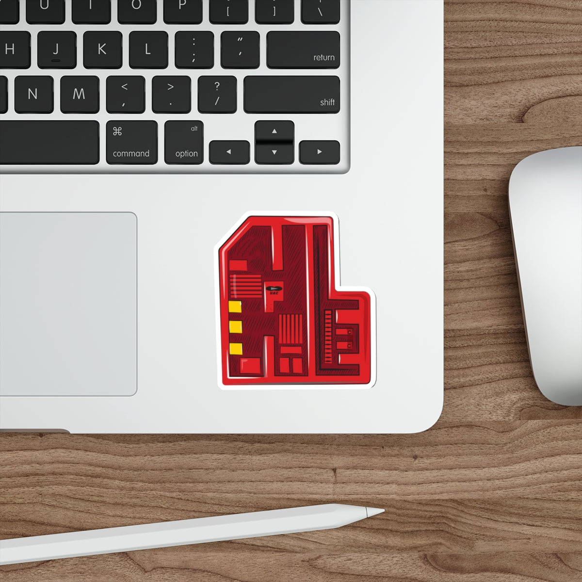 Doom - Red Keycard - Stickers