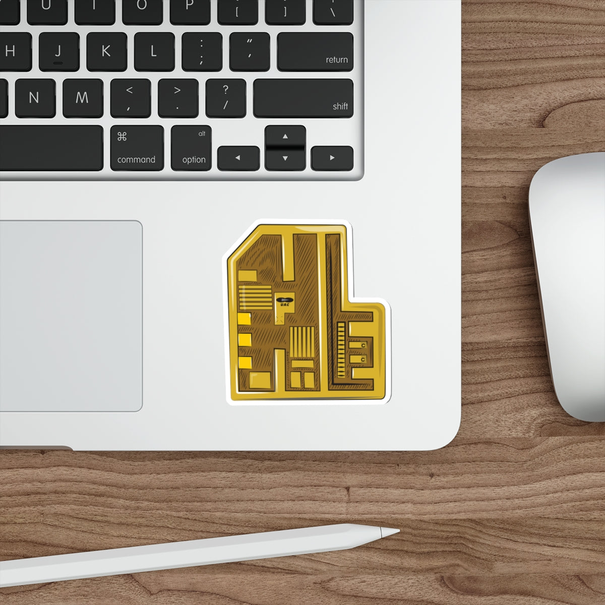 Doom - Yellow Keycard - Stickers