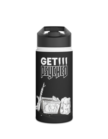 Wolfenstein 3D - Get Psyched - Stainless Steel Water Bottle