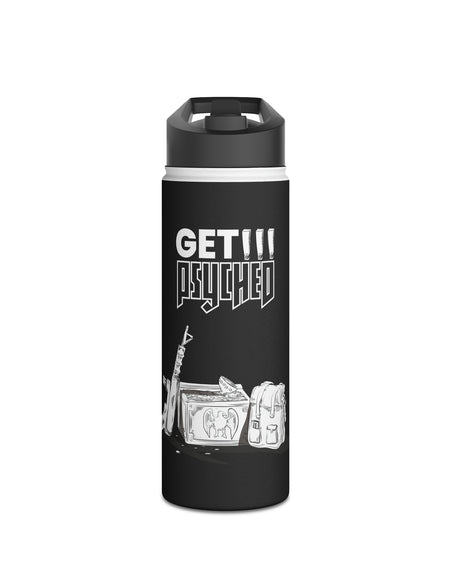 Wolfenstein 3D - Get Psyched - Stainless Steel Water Bottle
