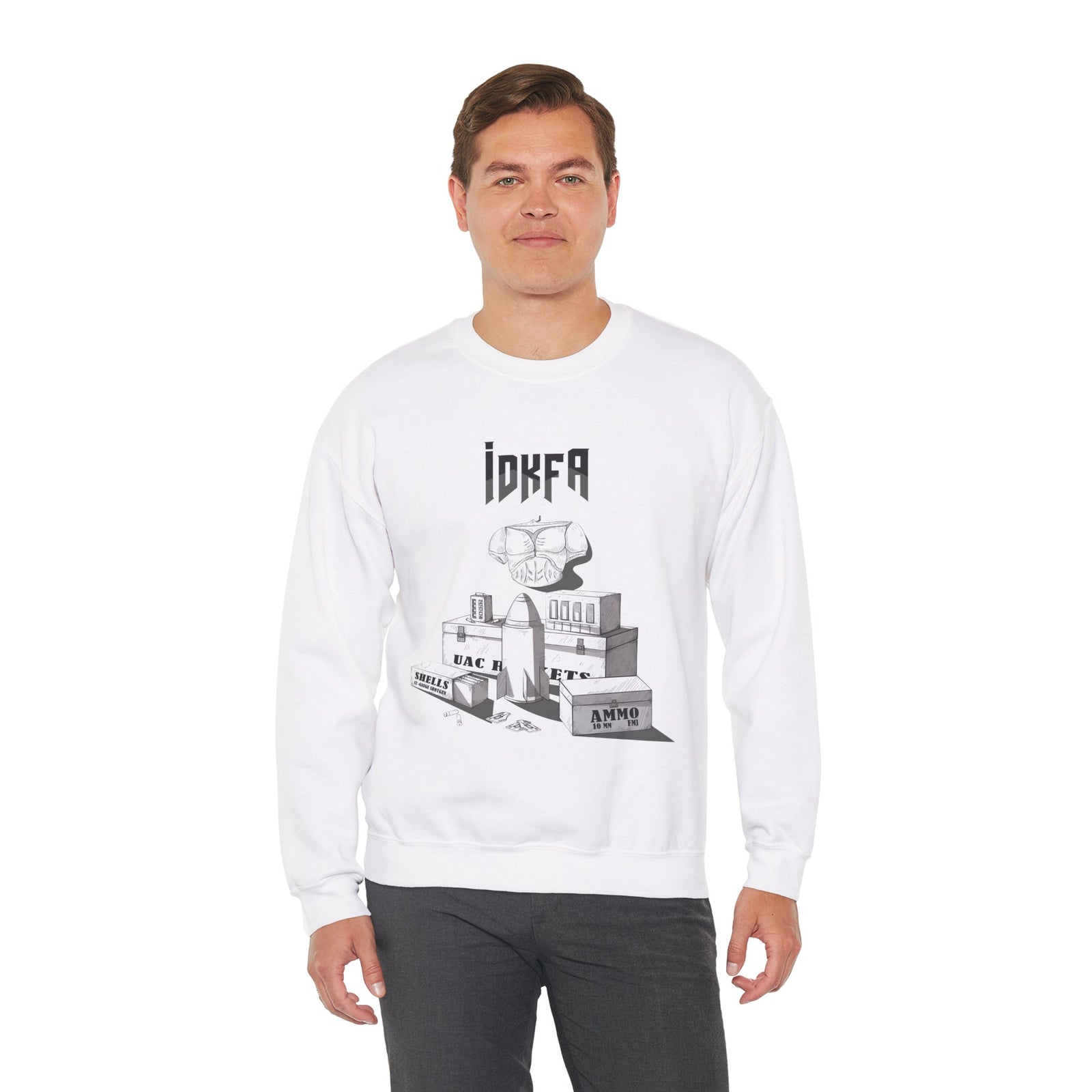 Doom - IDKFA - Crewneck Sweatshirt