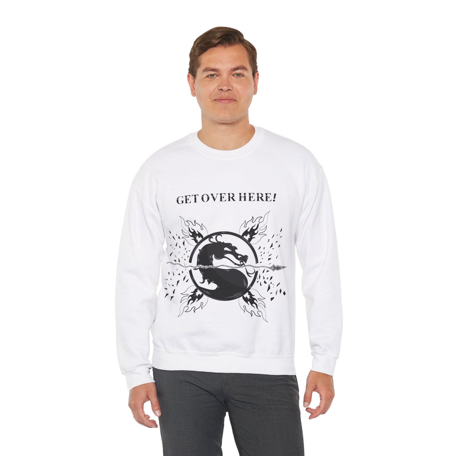 MK - GET OVER HERE - Crewneck Sweatshirt
