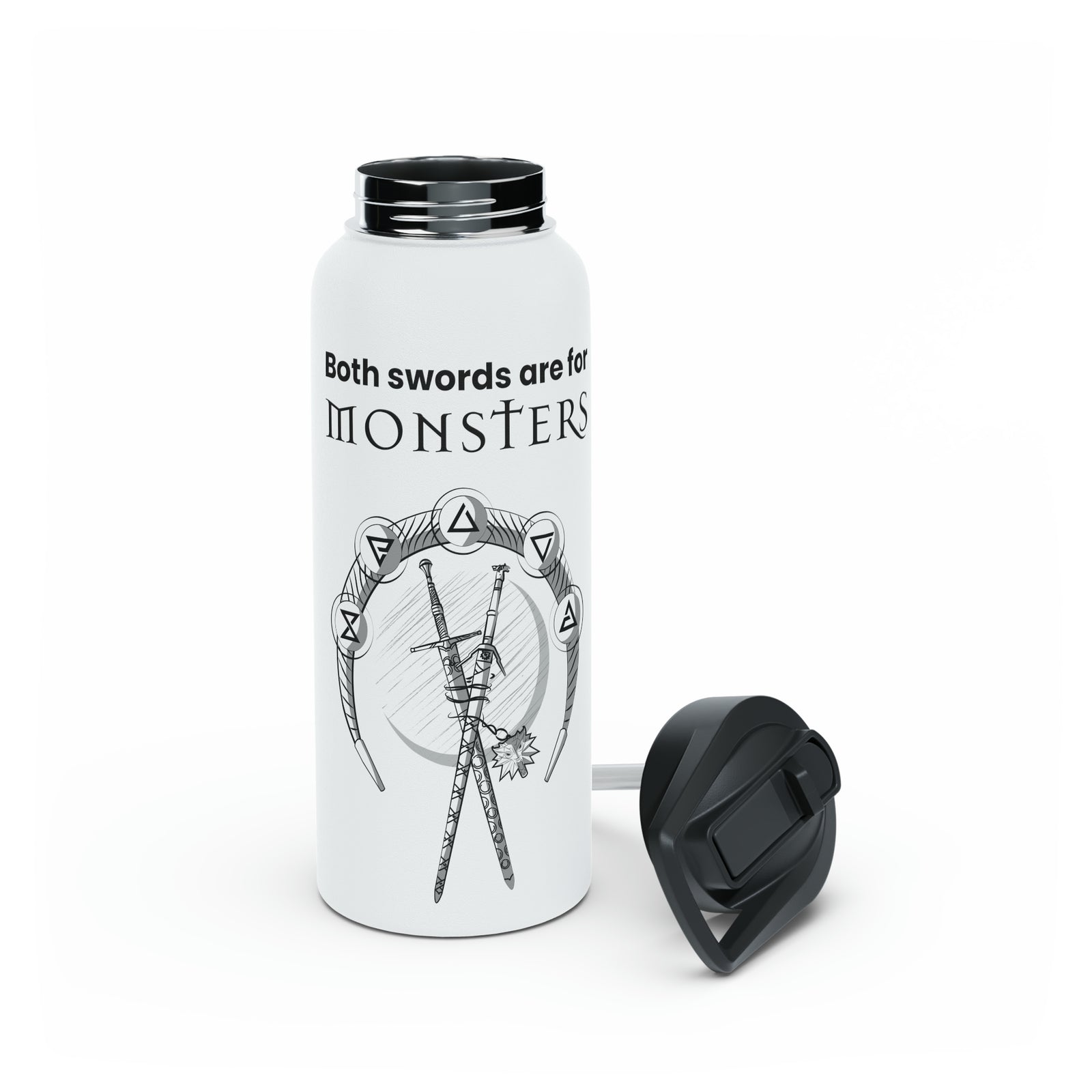 The Witcher - Swords - Stainless Steel Water Bottle