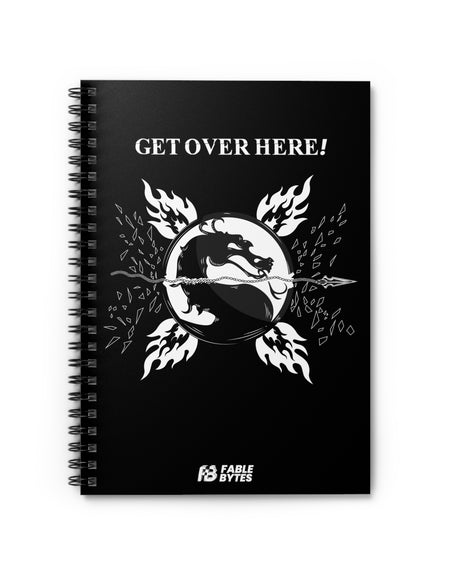 MK - GET OVER HERE - Spiral Notebook
