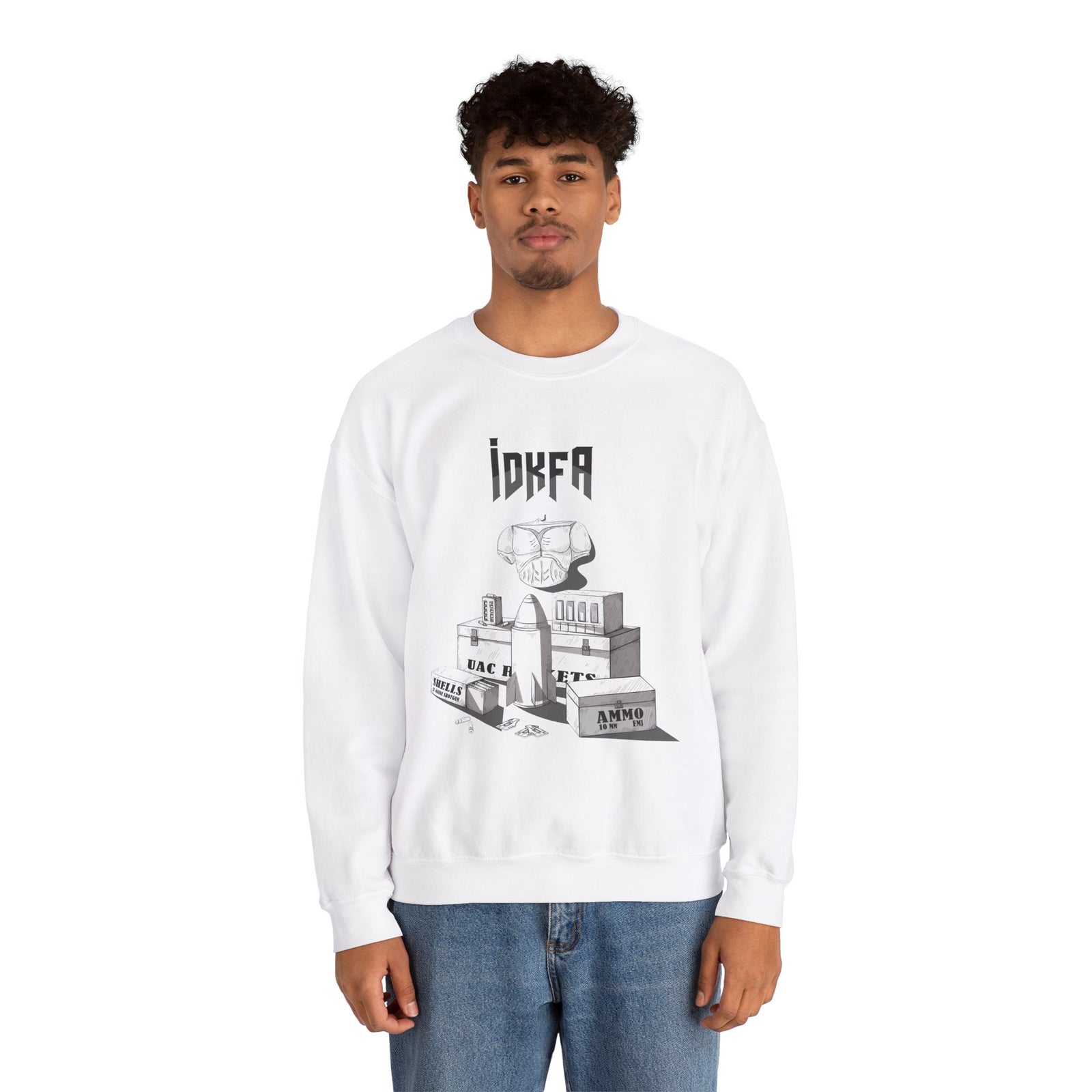 Doom - IDKFA - Crewneck Sweatshirt