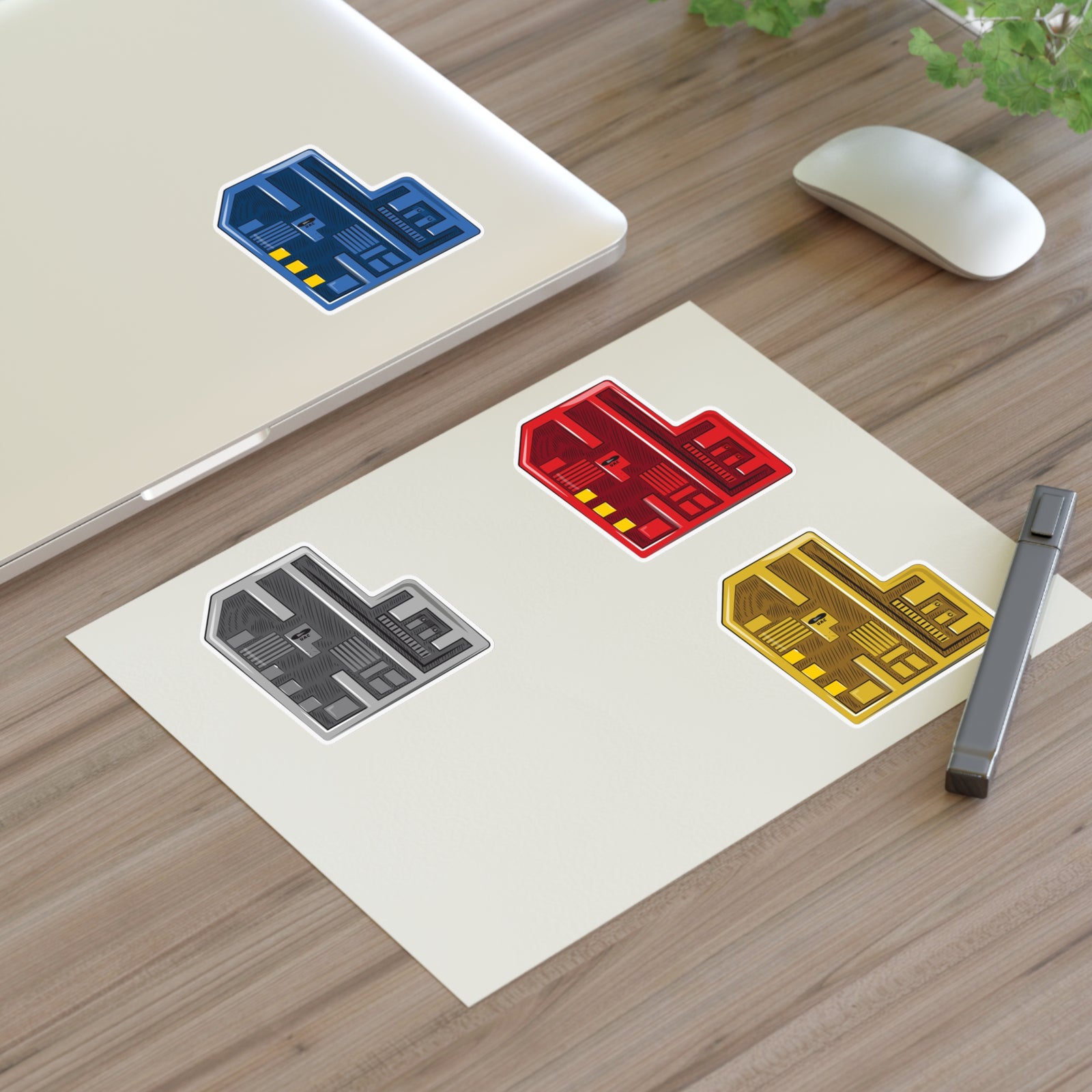 Doom - Red Keycard - Stickers