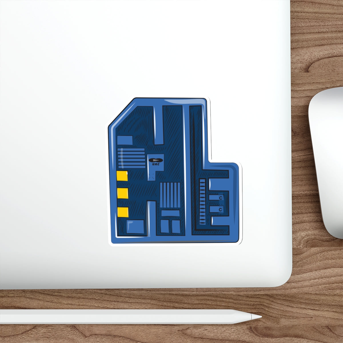 Doom - Blue Keycard - Stickers