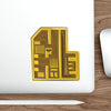 Doom - Yellow Keycard - Stickers