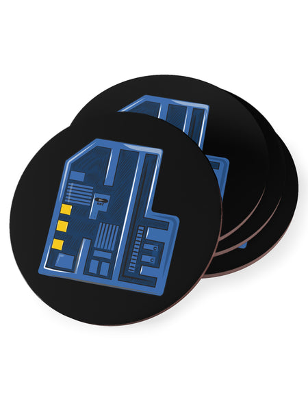 Doom - Blue Keycard - Coasters