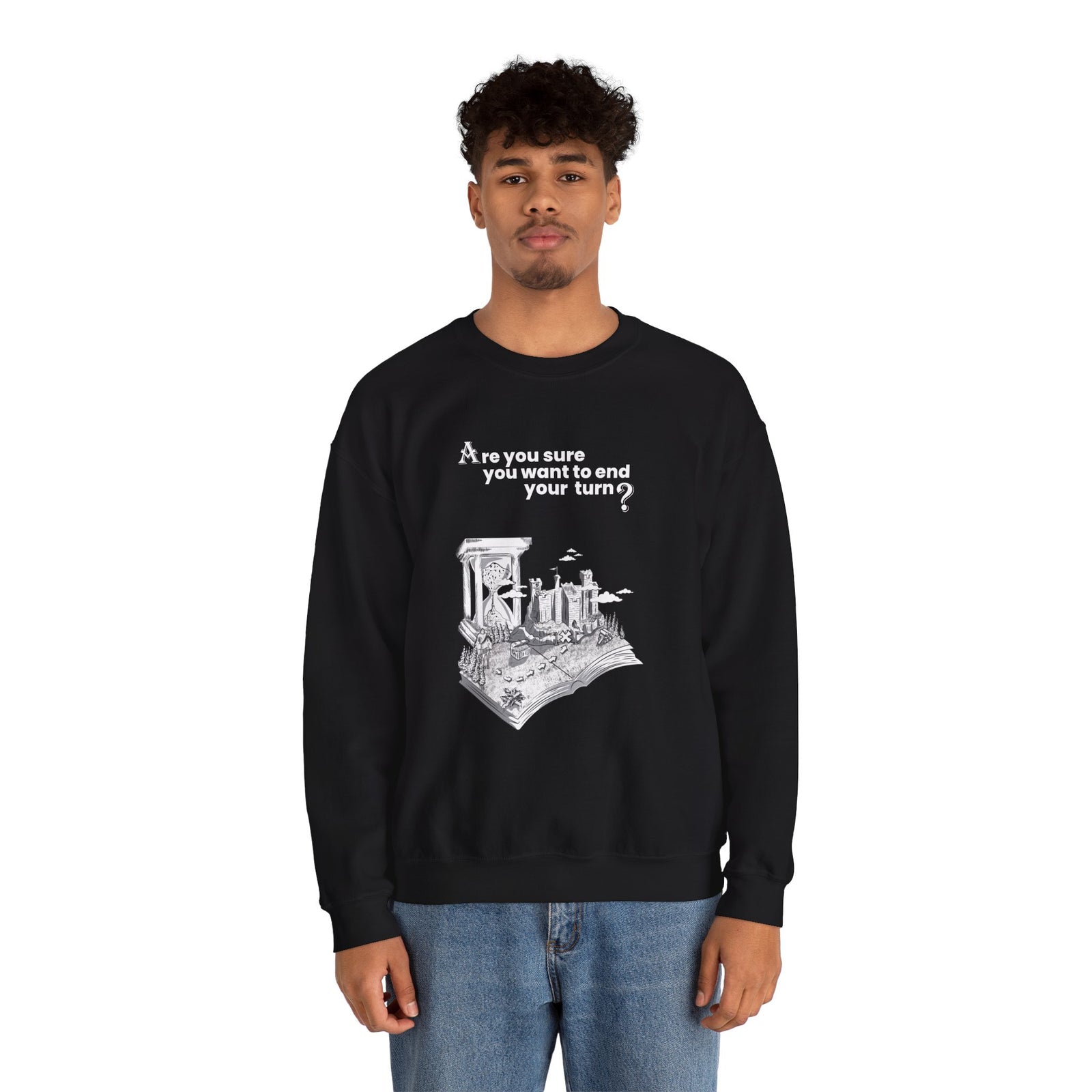 Heroes 3 - End Turn - Crewneck Sweatshirt