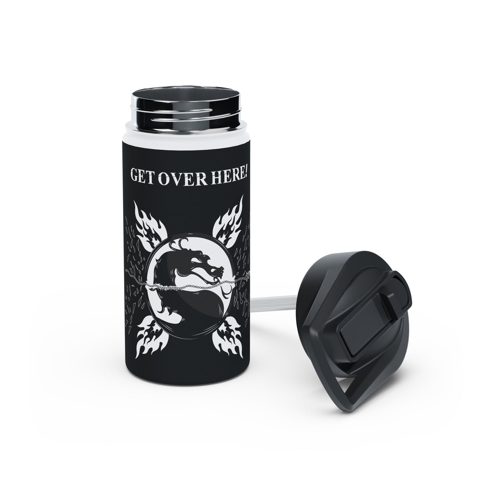 MK - GET OVER HERE! - Stainless Steel Water Bottle
