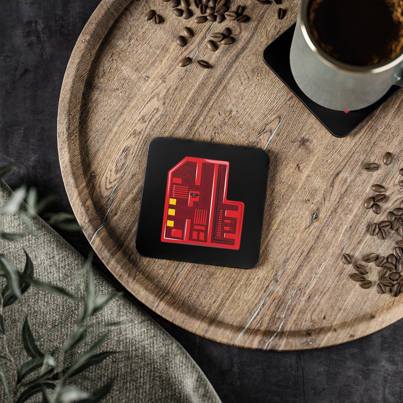 Doom - Red Keycard - Coasters