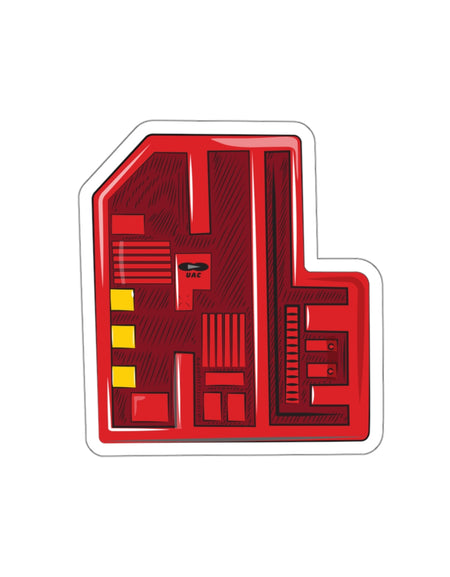 Doom - Red Keycard - Stickers