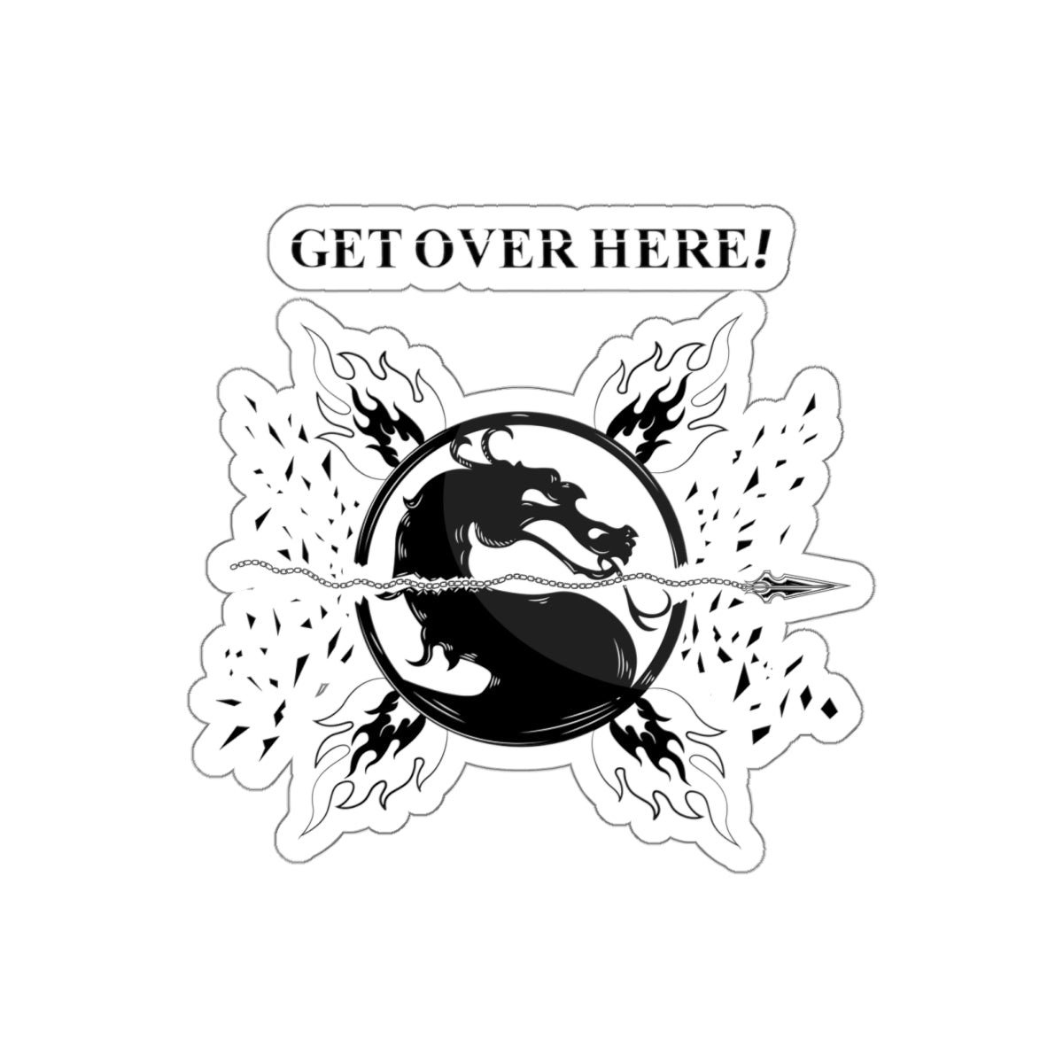 MK - GET OVER HERE - Stickers