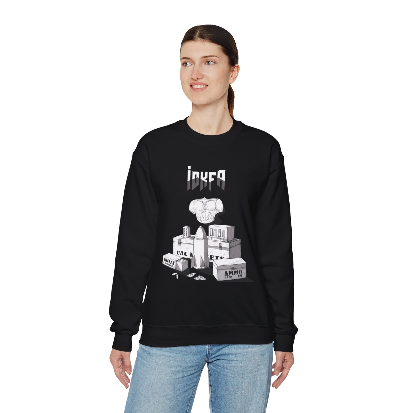 Doom - IDKFA - Crewneck Sweatshirt