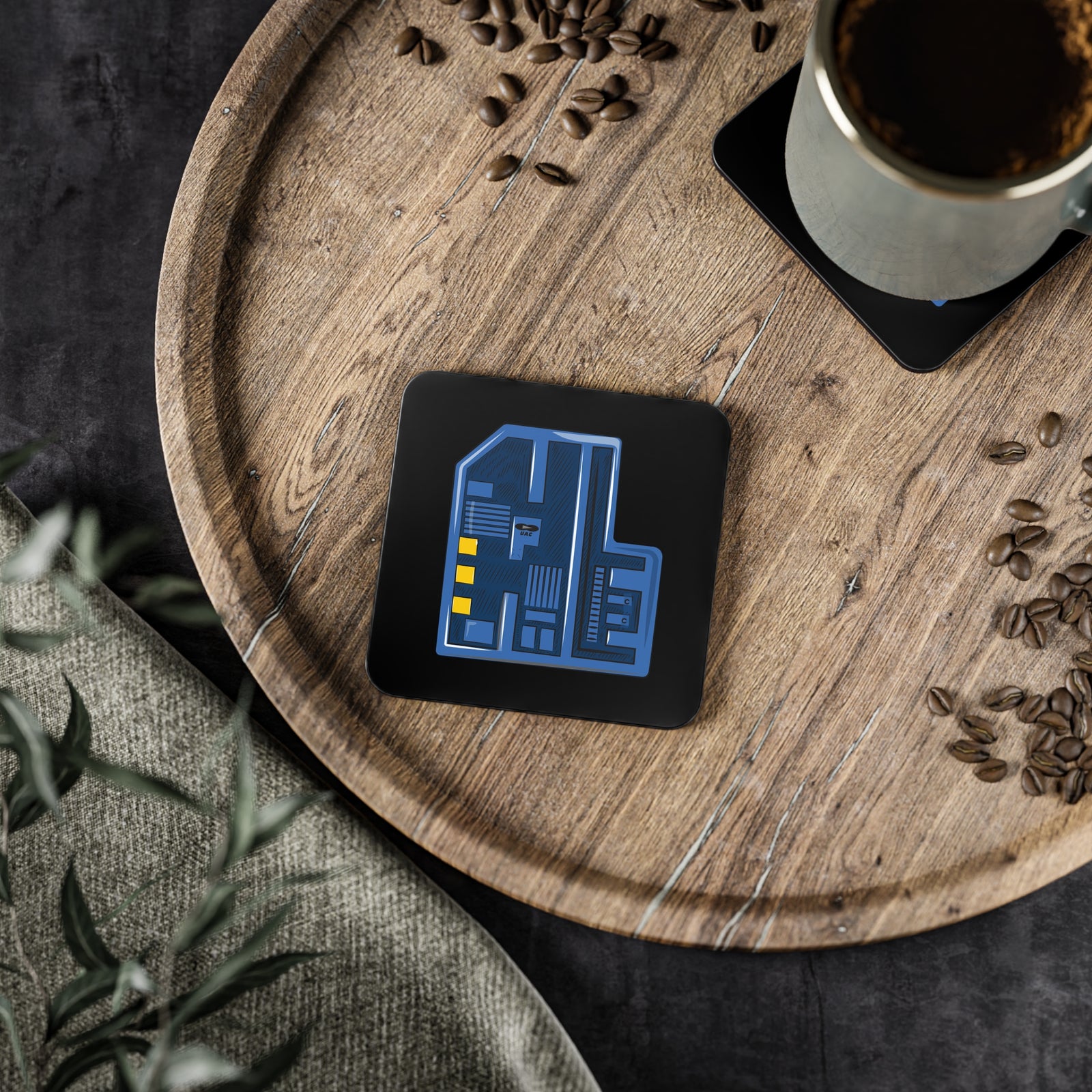 Doom - Blue Keycard - Coasters