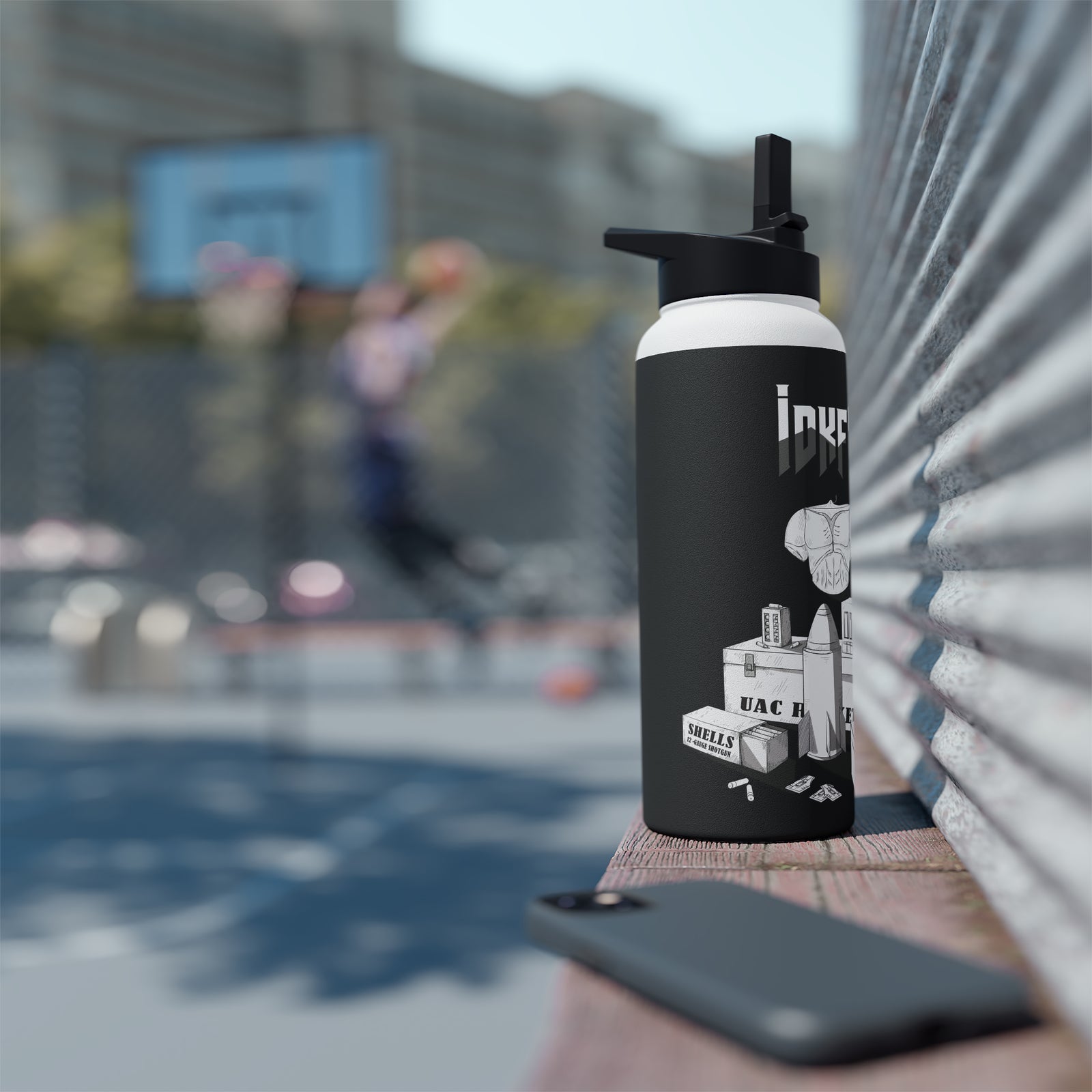 Doom - IDKFA - Stainless Steel Water Bottle