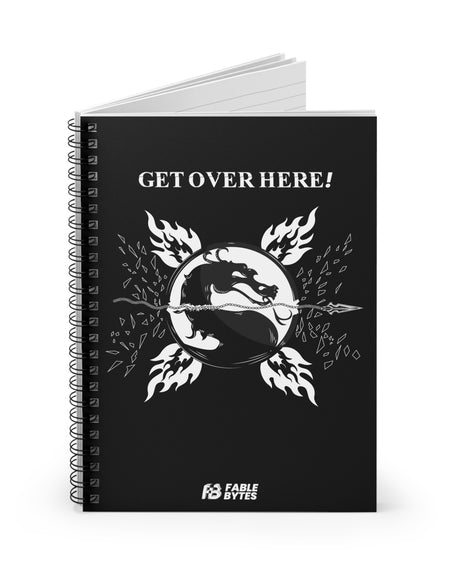 MK - GET OVER HERE - Spiral Notebook