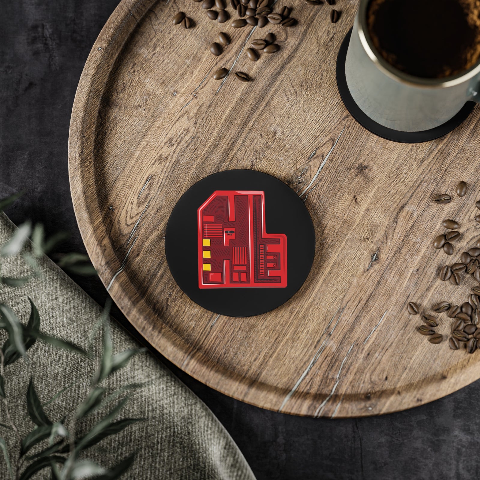 Doom - Red Keycard - Coasters