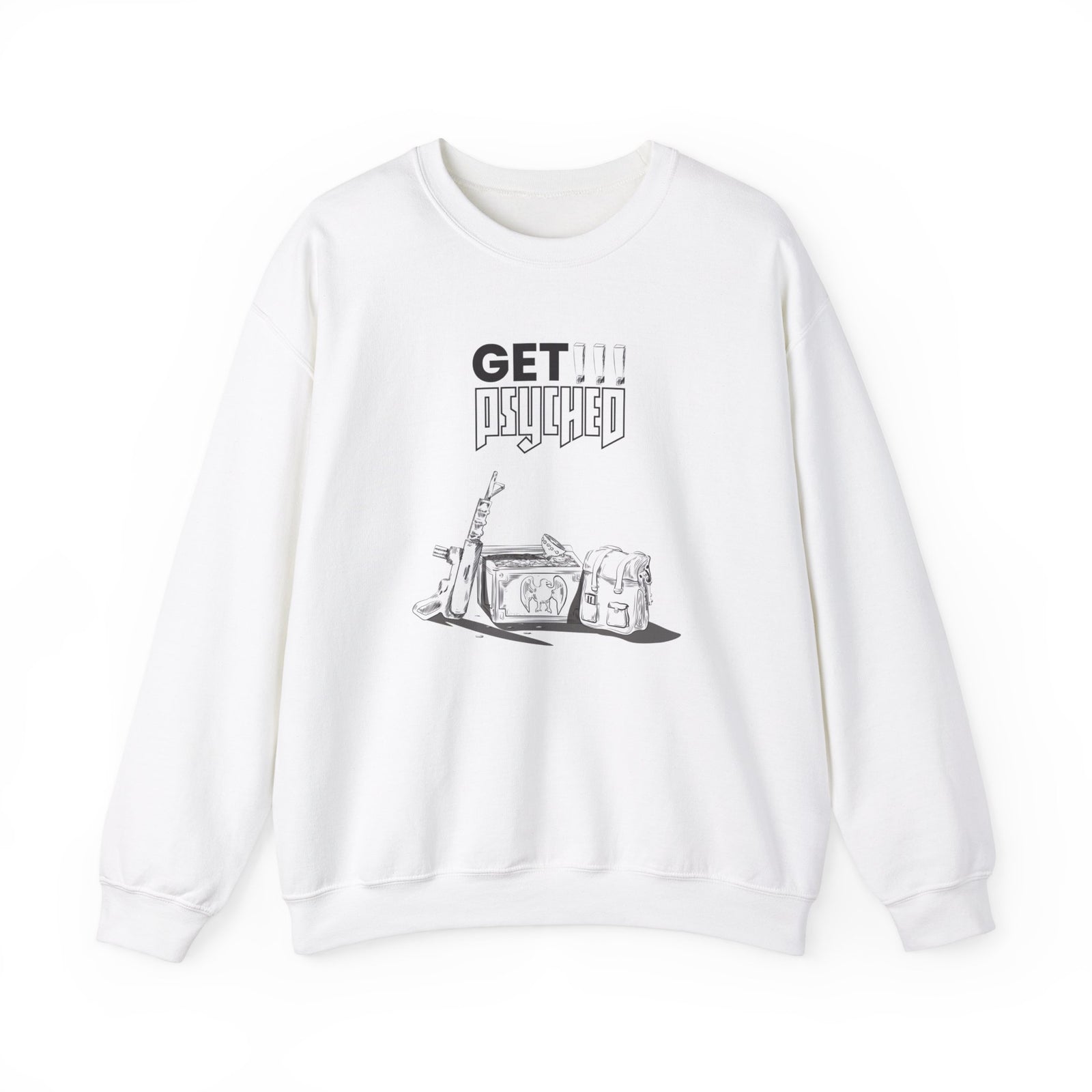 Wolfenstein 3D - Get Psyched - Crewneck Sweatshirt