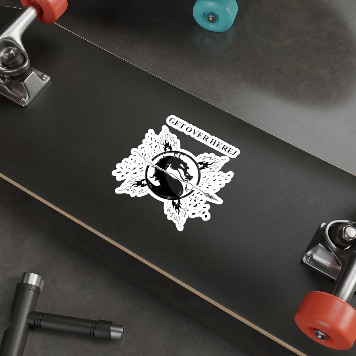 MK - GET OVER HERE - Stickers