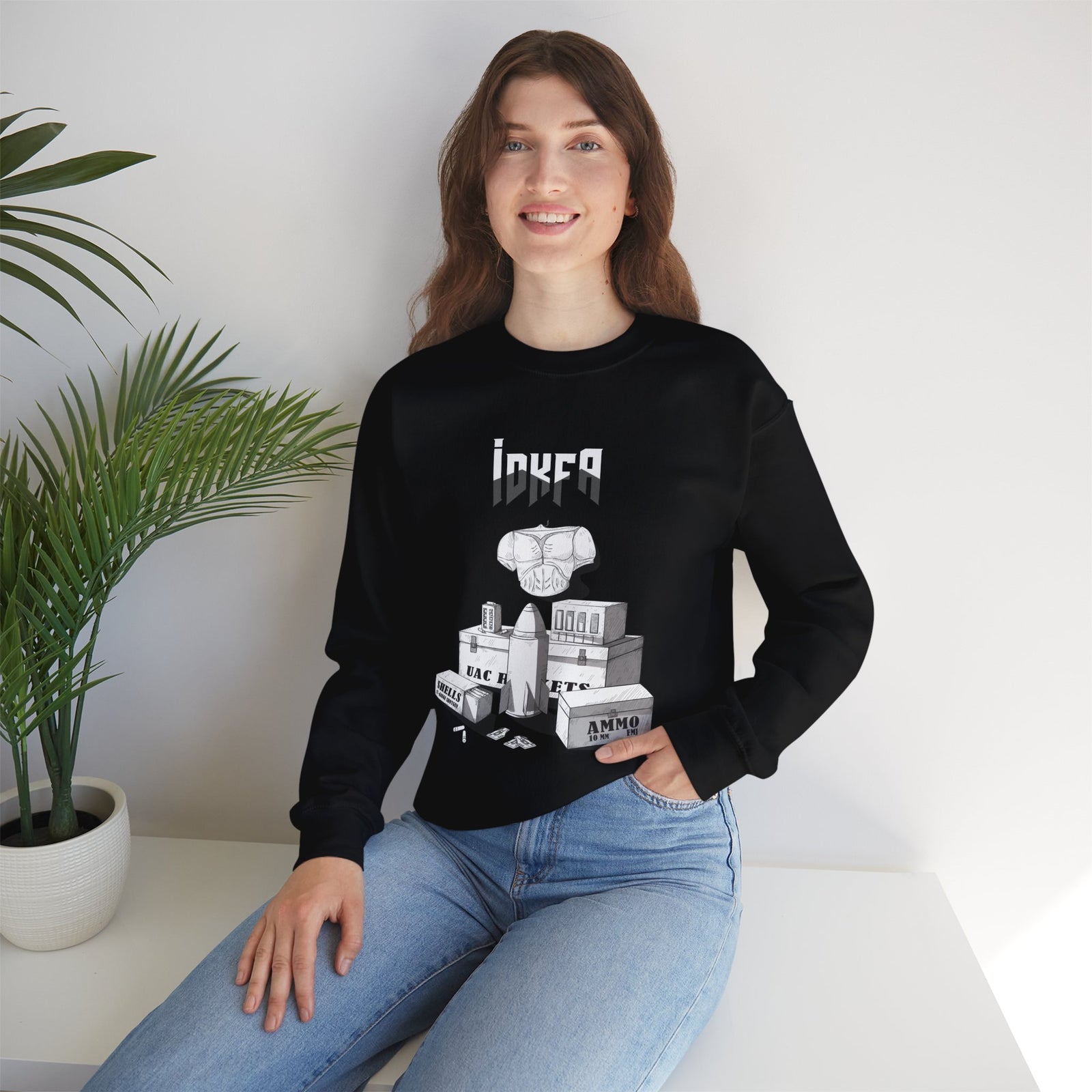 Doom - IDKFA - Crewneck Sweatshirt