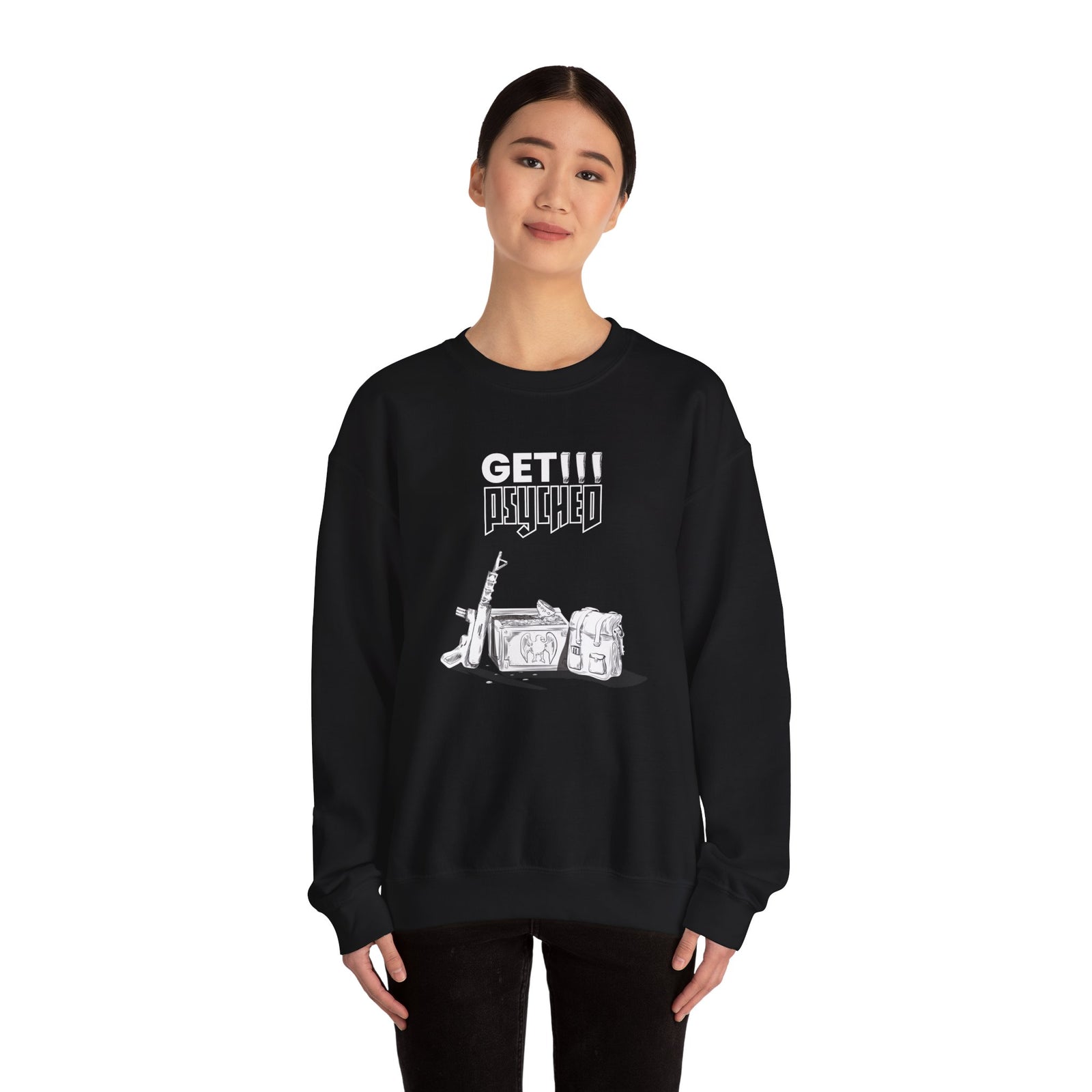 Wolfenstein 3D - Get Psyched - Crewneck Sweatshirt