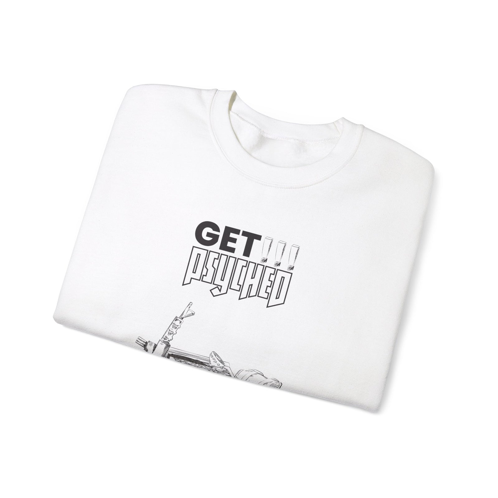 Wolfenstein 3D - Get Psyched - Crewneck Sweatshirt