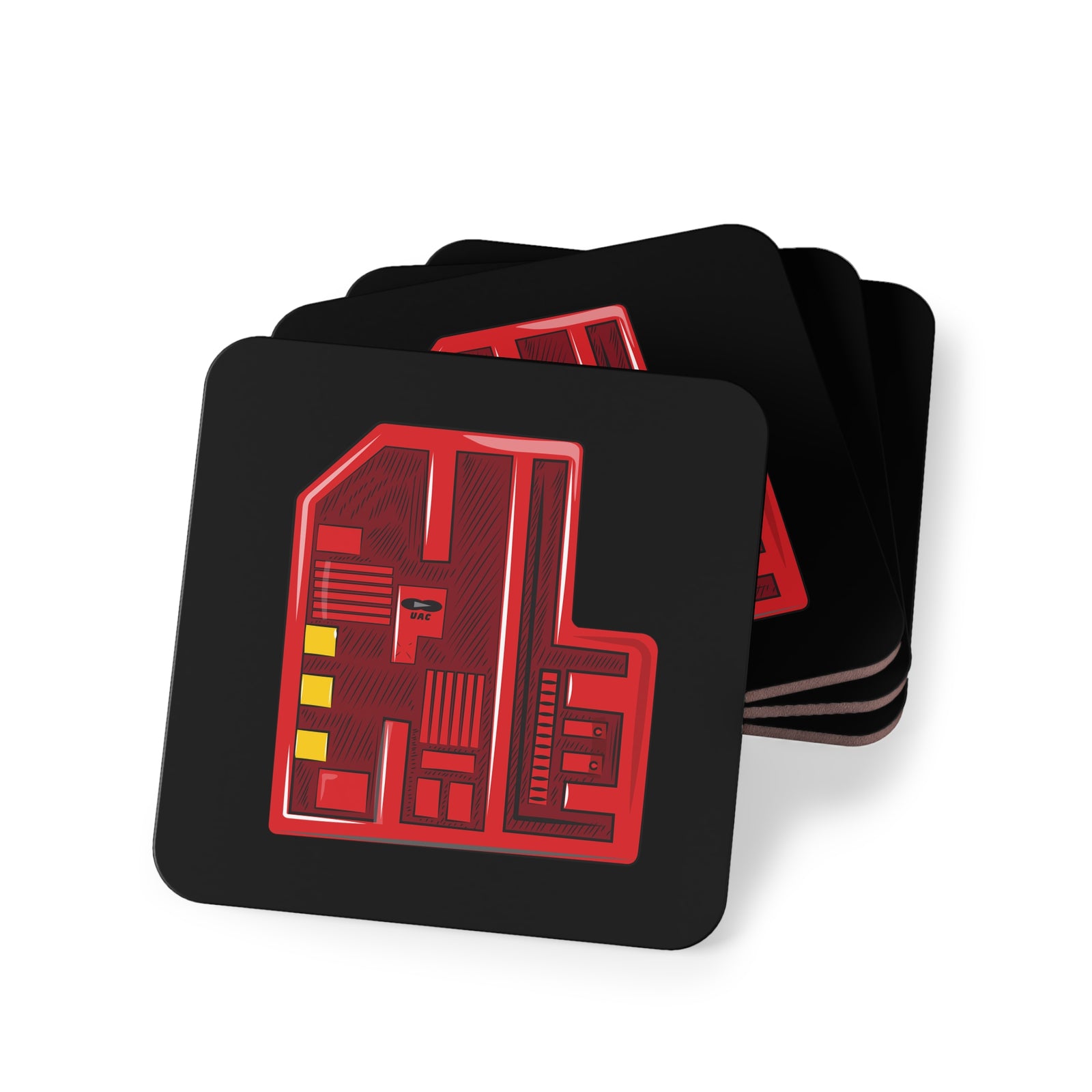 Doom - Red Keycard - Coasters