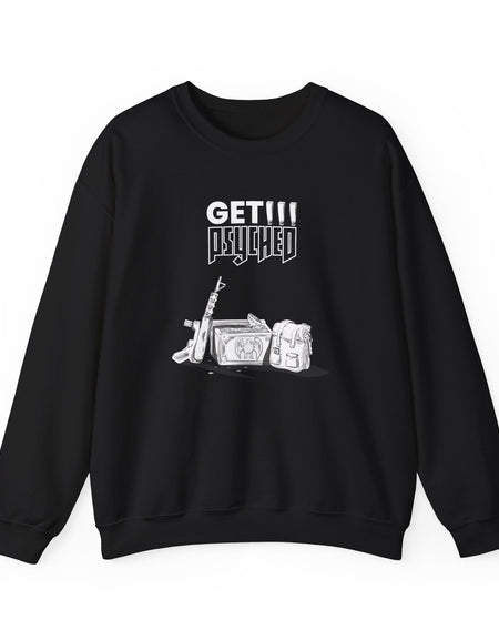 Wolfenstein 3D - Get Psyched - Crewneck Sweatshirt