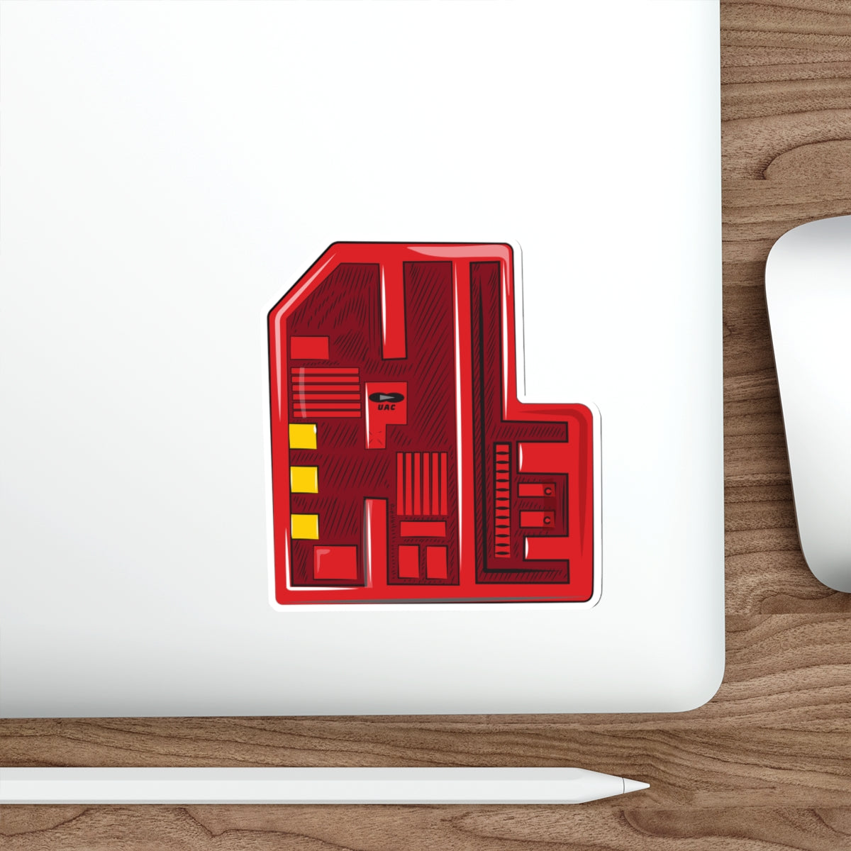 Doom - Red Keycard - Stickers