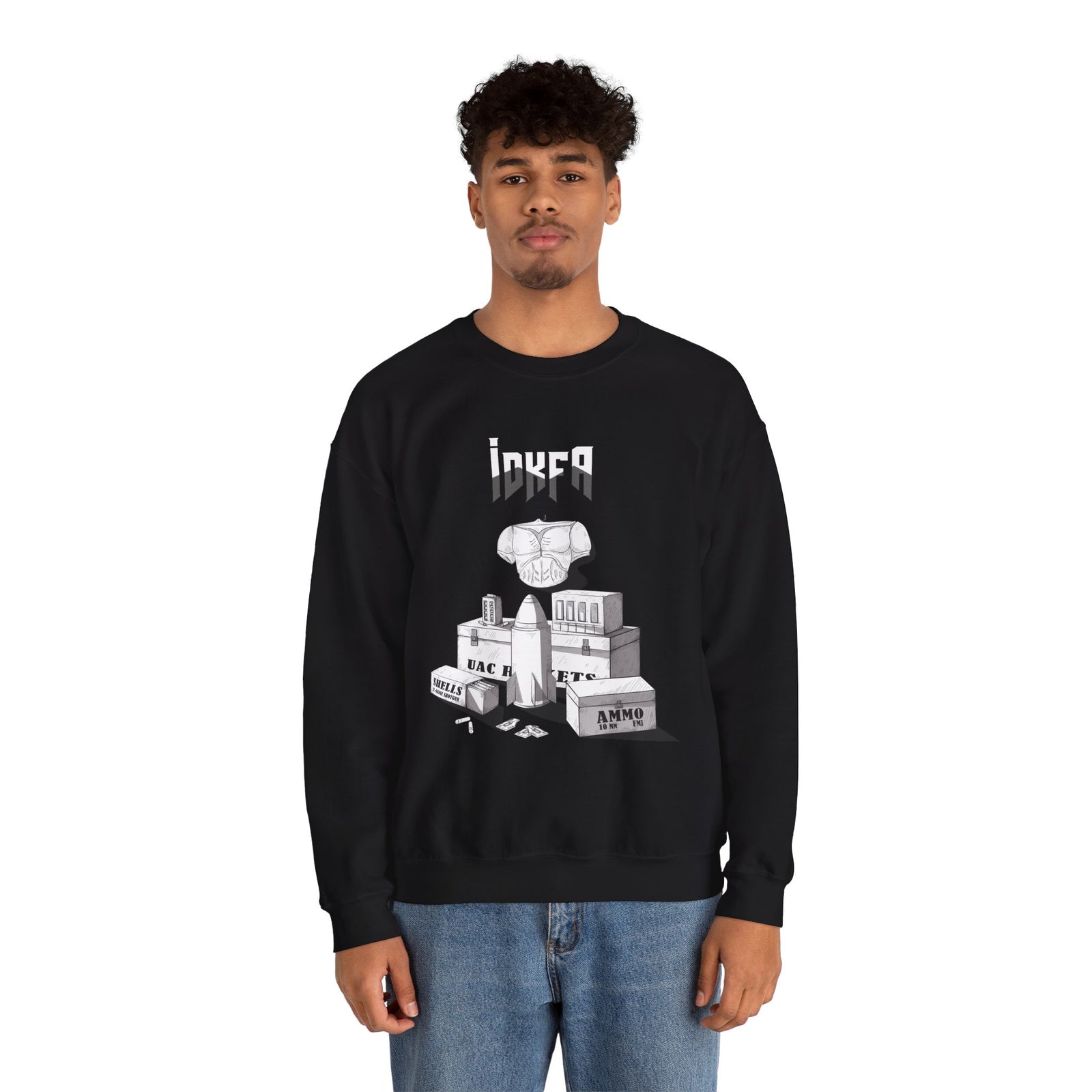 Doom - IDKFA - Crewneck Sweatshirt