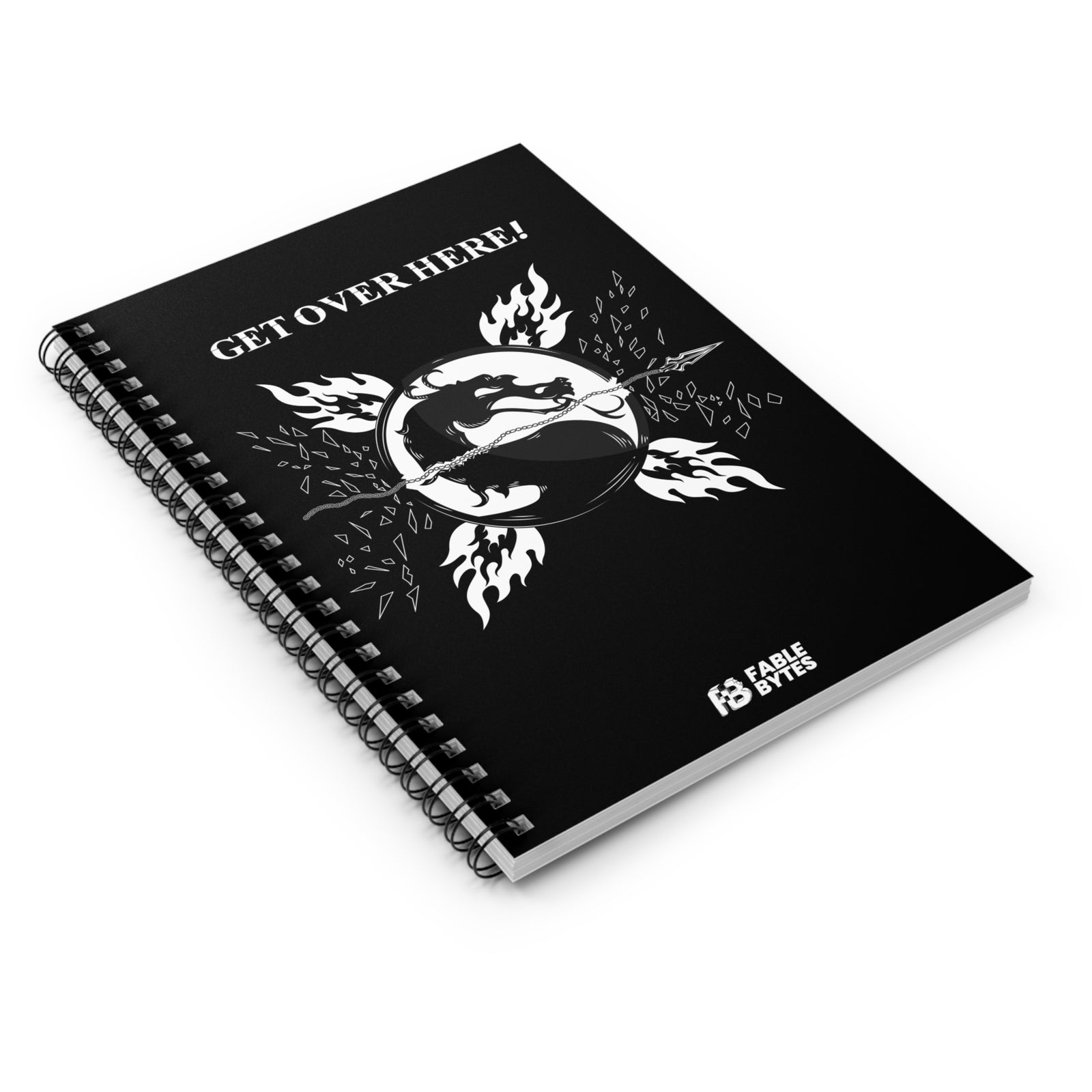 MK - GET OVER HERE - Spiral Notebook
