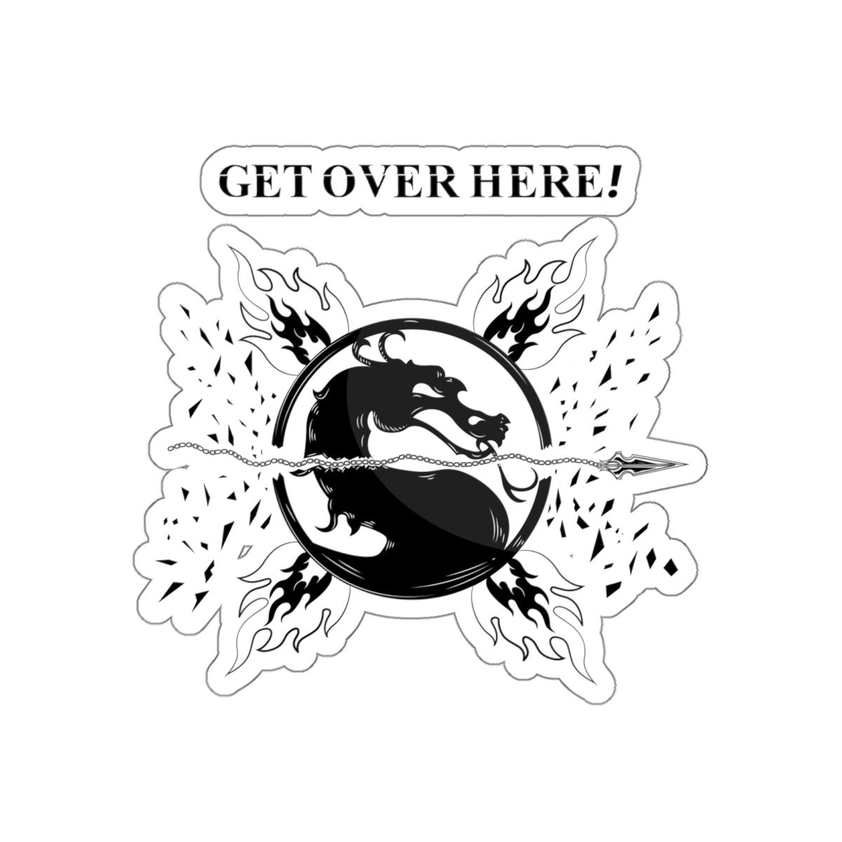 MK - GET OVER HERE - Stickers