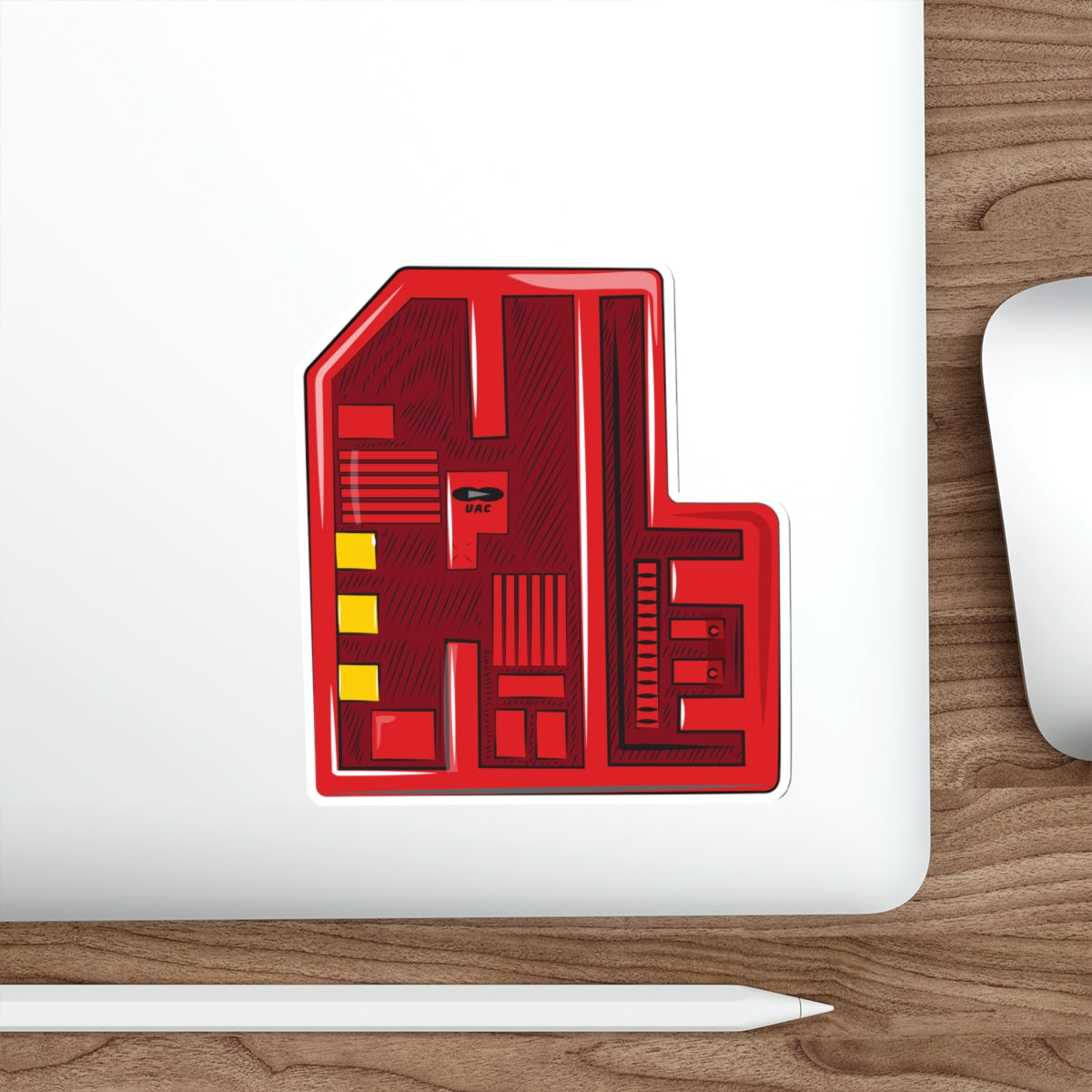 Doom - Red Keycard - Stickers