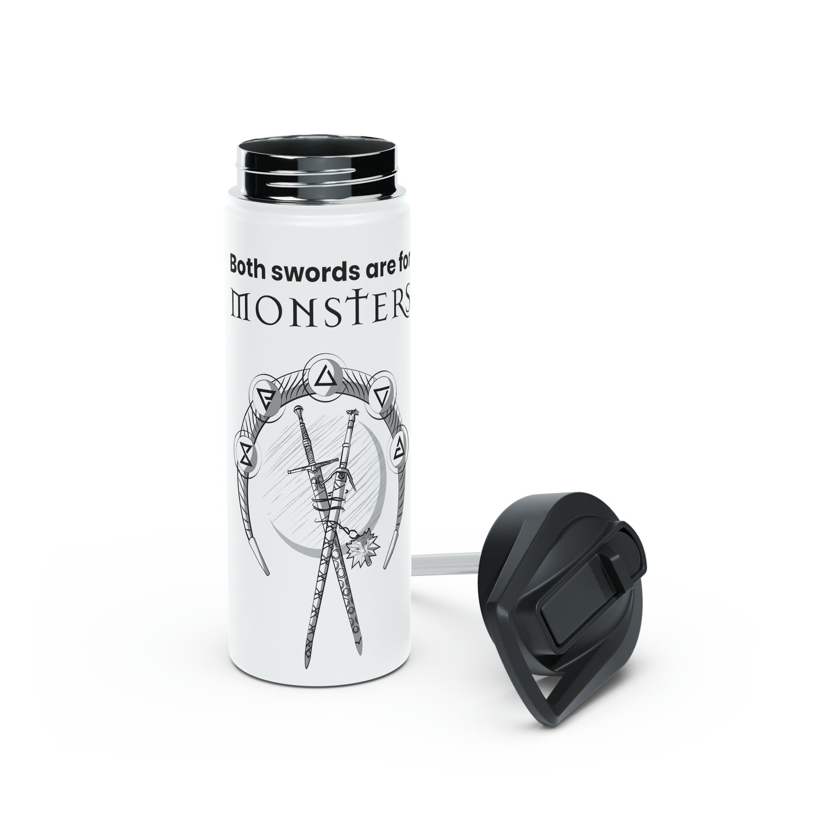 The Witcher - Swords - Stainless Steel Water Bottle