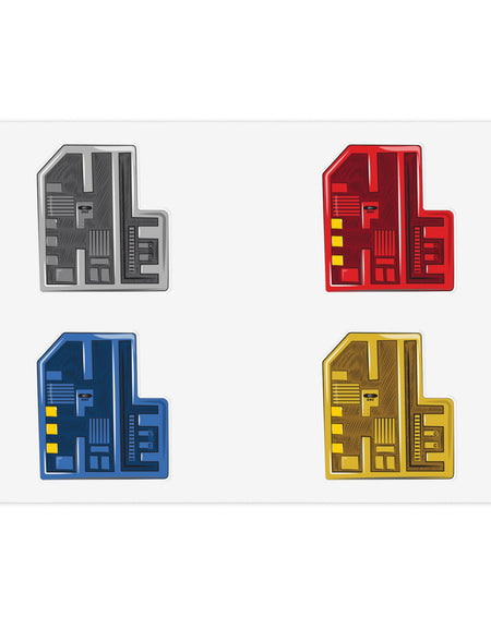 Doom - Red Keycard - Stickers