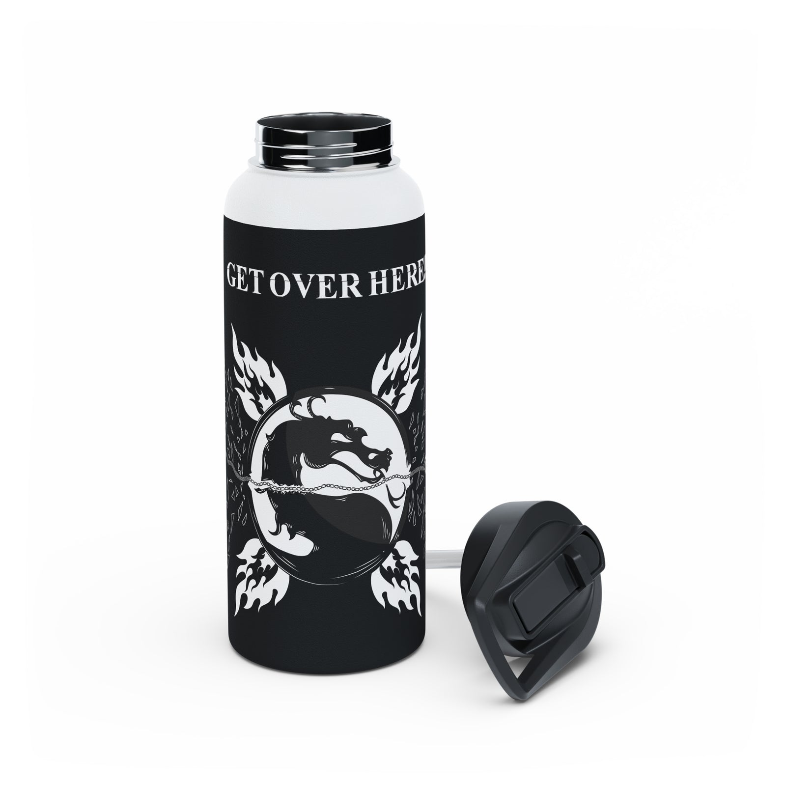 MK - GET OVER HERE! - Stainless Steel Water Bottle